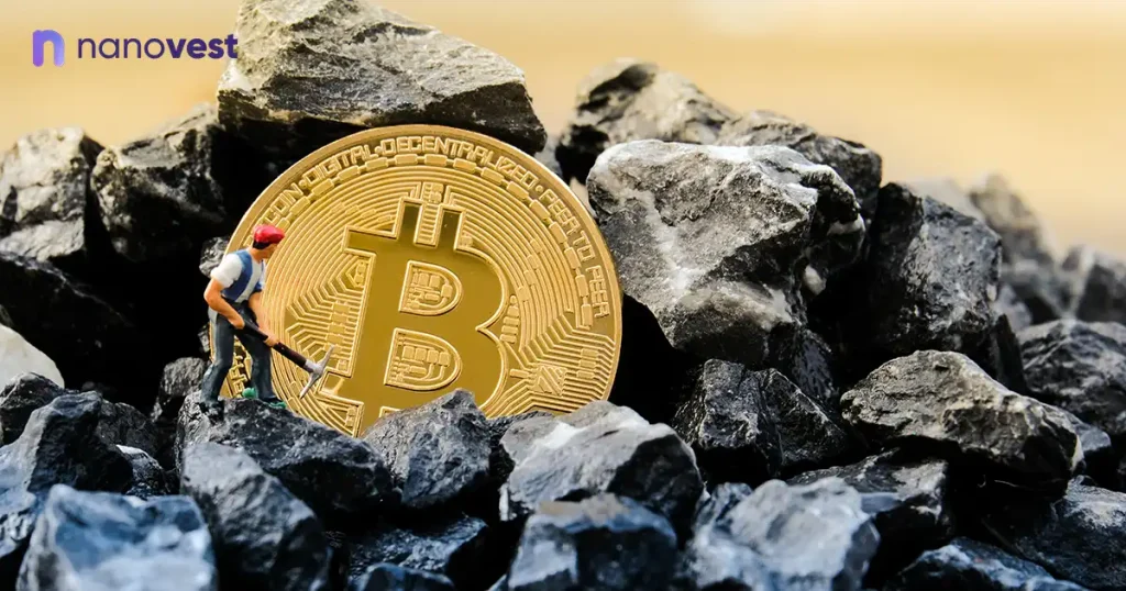 Ilustrasi penambangan Bitcoin