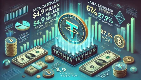 Tether Mencatatkan Laba Sebesar $4,9 Miliar Pada Kuartal Kedua Seiring Dengan Semakin Populernya Stablecoin.