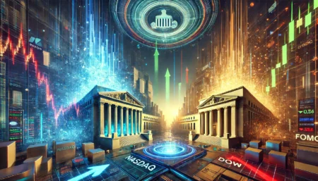 Tech Selloff Tekan Nasdaq, Dow Menguat Tipis FOMC Jadi Fokus