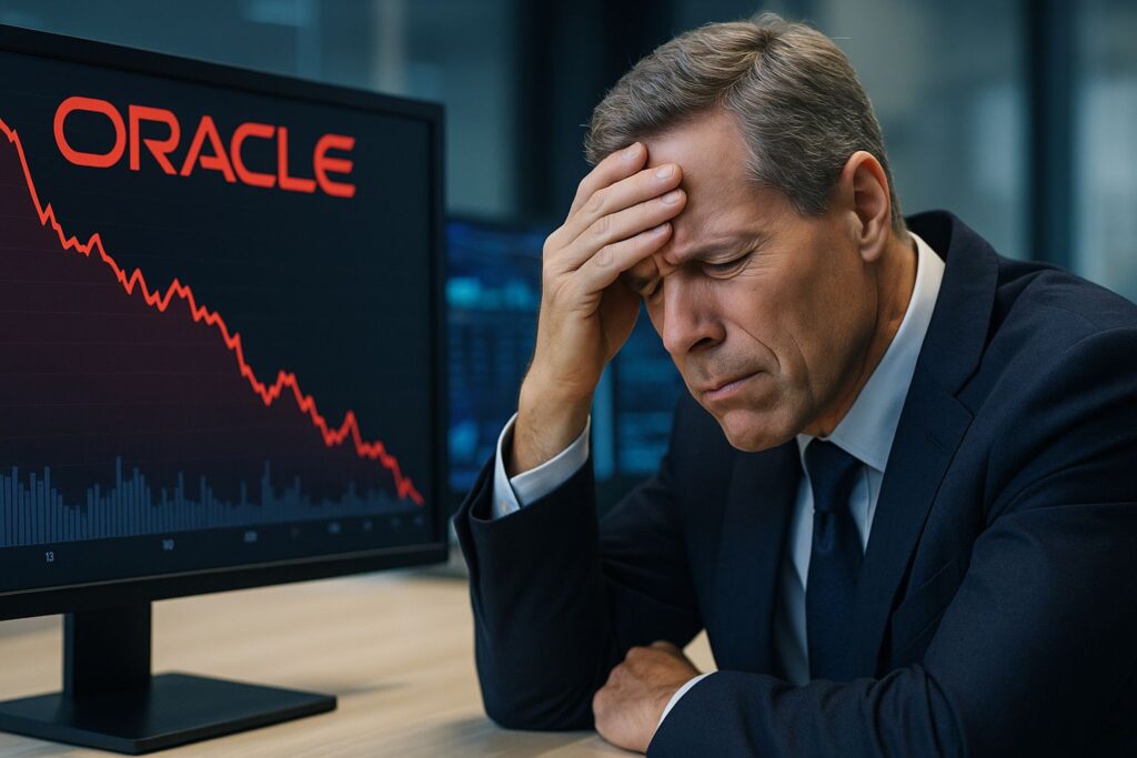 Saham Oracle Tumbang 25% Usai Taruhan AI Besar-Besaran, Investor Mulai Panik