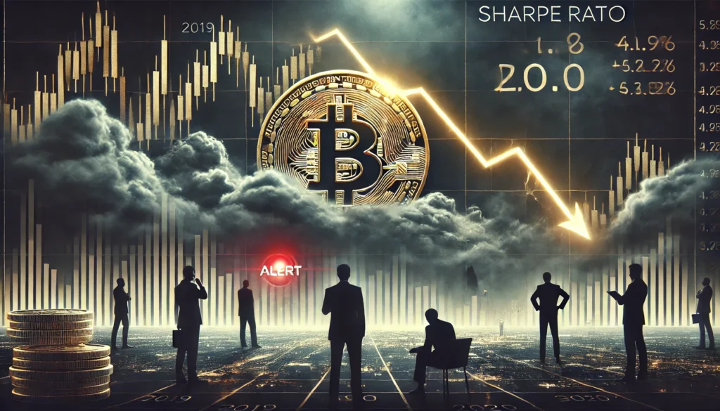 Rasio Sharpe Bitcoin Anjlok Hampir ke Nol, Pertanda Risiko-Imbalan Melemah