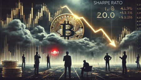 Rasio Sharpe Bitcoin Anjlok Hampir ke Nol, Pertanda Risiko-Imbalan Melemah