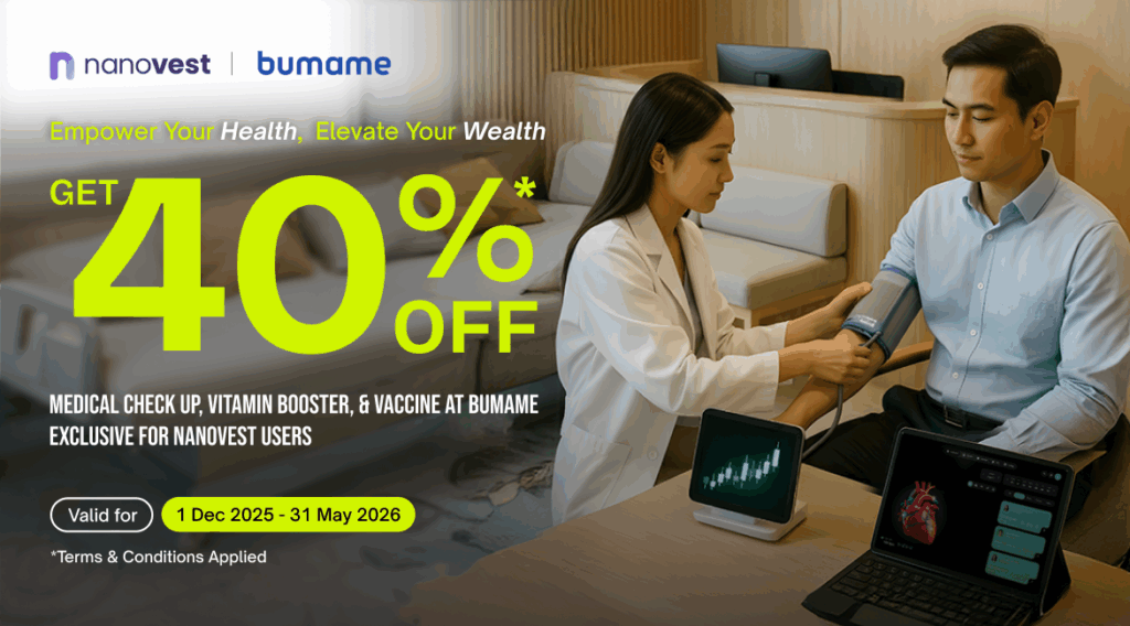 Investasi Jalan, Kesehatan Aman: Promo Bumame 40% khusus Pengguna Nanovest