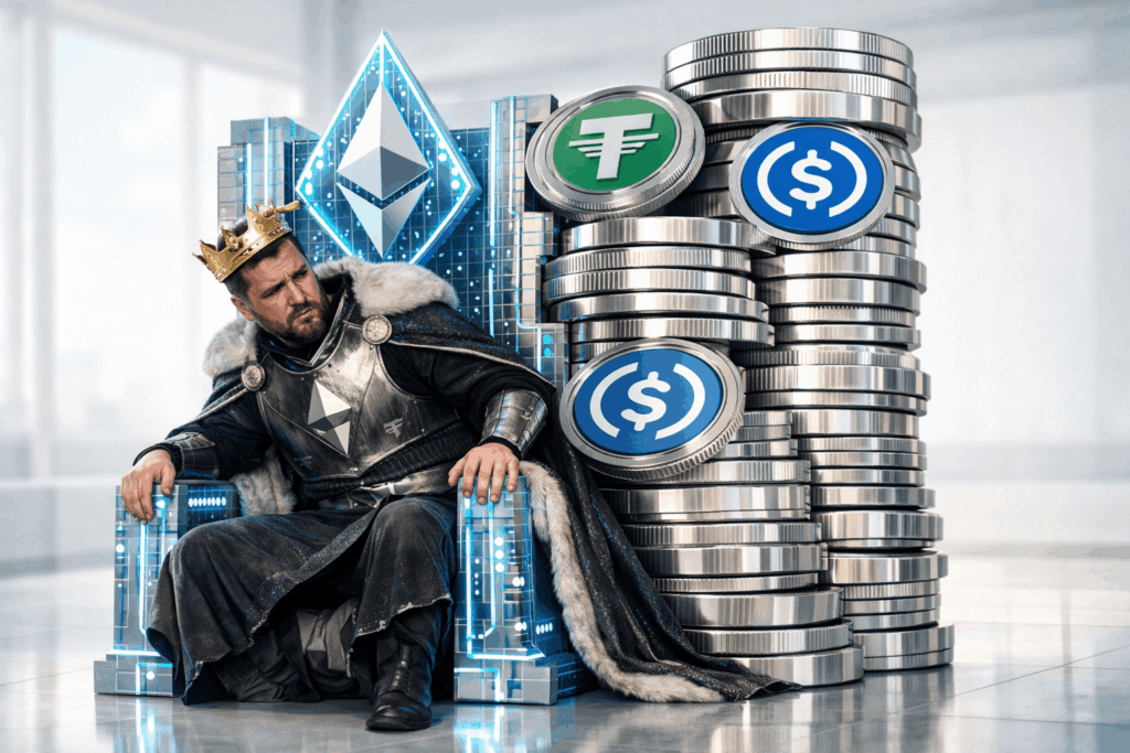 Ethereum Terancam Tergeser Stablecoin