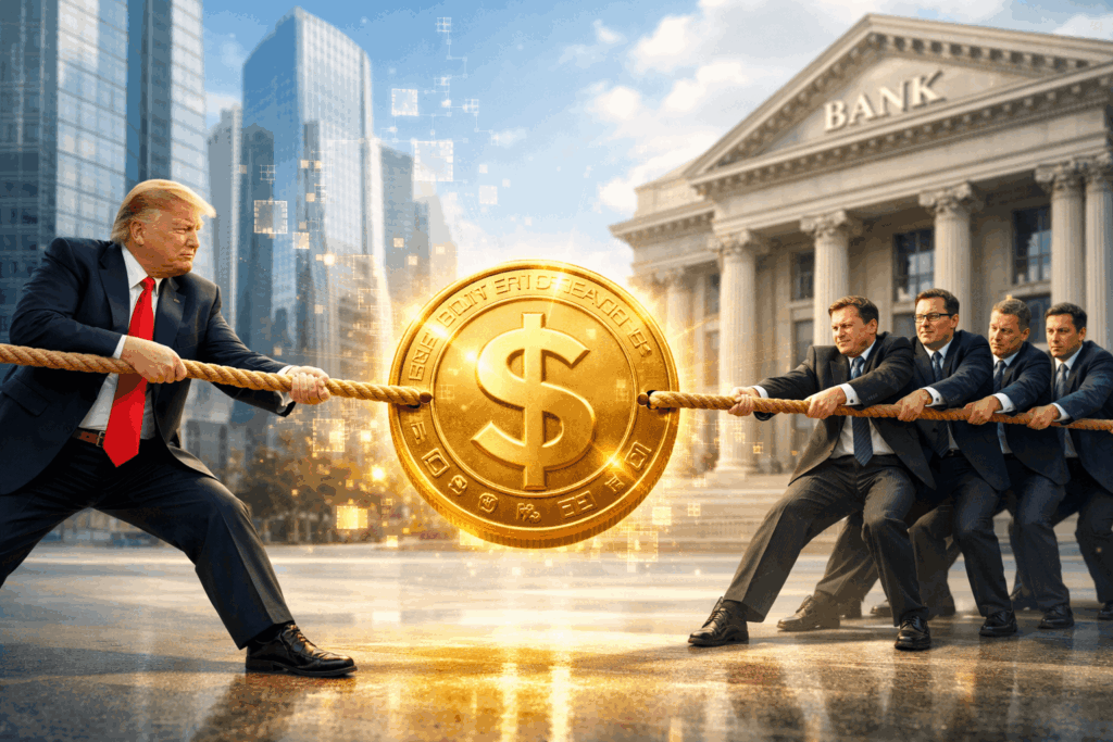 Trump Kritik Bank atas Tertundanya RUU Kripto
