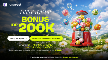 Hadiah Rp200K Untuk Top Up Pertama!