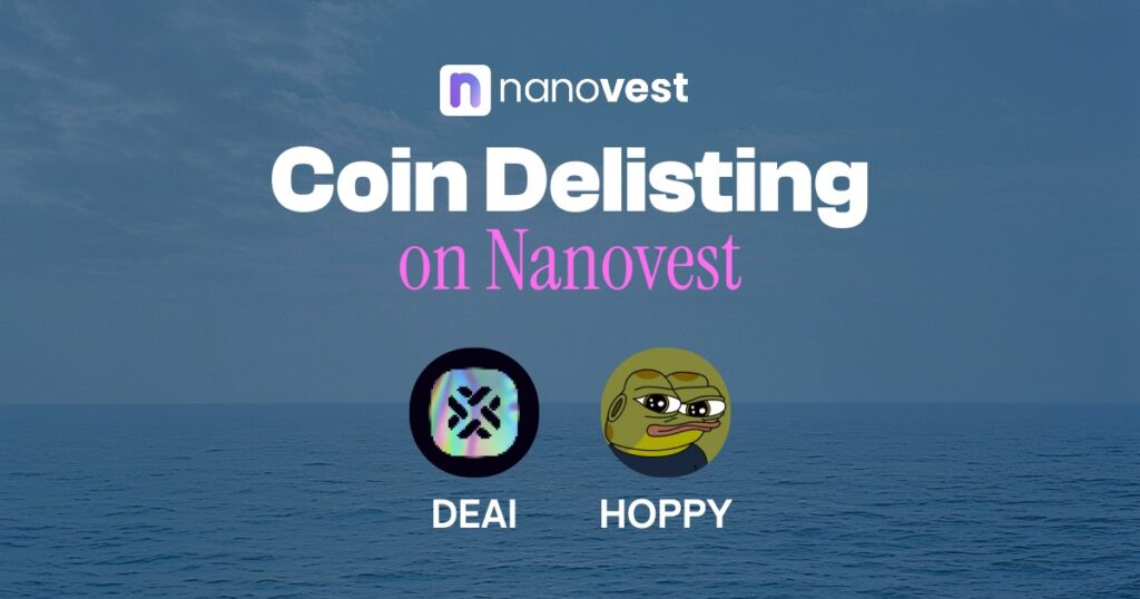 Pengumuman Penghapusan (Delisting) Koin HOPPY dan DEAI