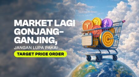 Ilustrasi fitur Target Price Order (TPO) Nanovest untuk strategi investasi saat market volatile