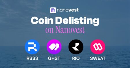 Pengumuman delisting koin kripto RSS3 GHST RIO dan SWEAT
