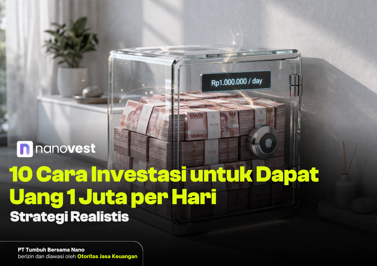 10 Cara Investasi untuk Dapat Uang 1 Juta per Hari