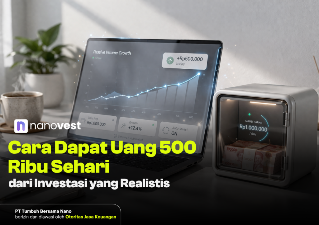 Cara Dapat Uang 500 Ribu Sehari dari Investasi yang Realistis