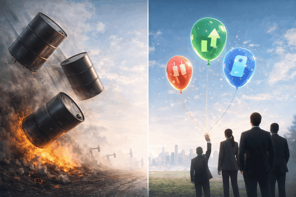 Trump Umumkan Gencatan, Minyak Turun dan Saham Reli