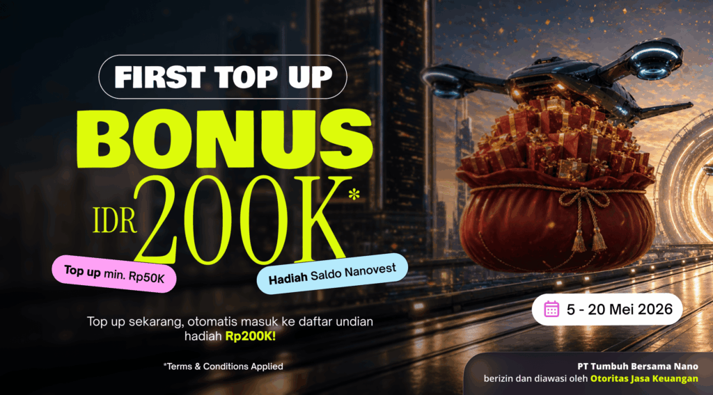 Promotional banner advertising a top-up bonus of 200K with gifts, urging users to top up now for a chance to win.