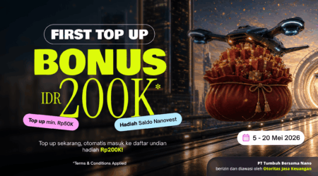 Promotional banner advertising a top-up bonus of 200K with gifts, urging users to top up now for a chance to win.
